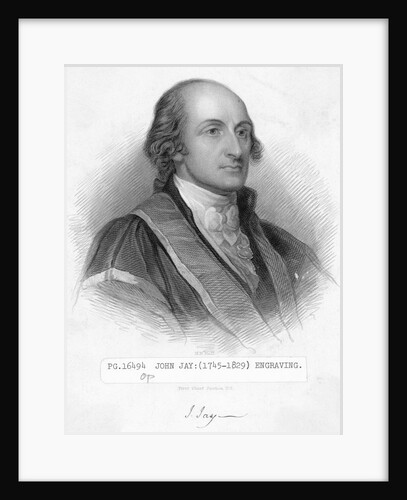 First Chief Justice John Jay by Anonymous