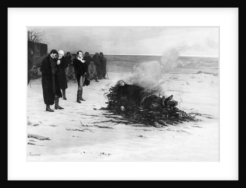 The Funeral Of Poet Shelley by Anonymous