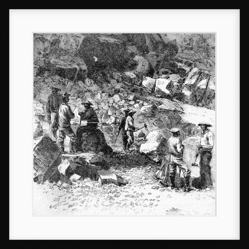 Chinese Laborers Building Railroad by Anonymous