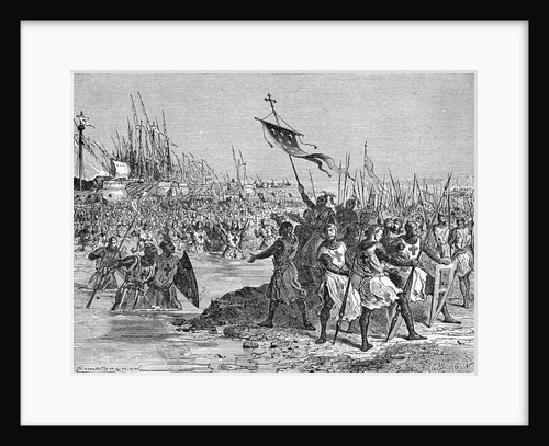 Crusaders Landing In Egypt by Anonymous