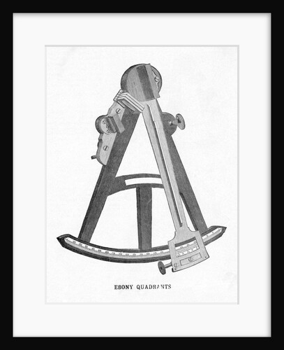 Wooden Quadrant Used In Nativagation by Anonymous