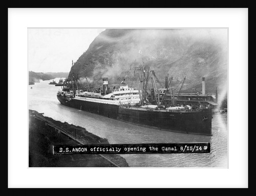 SS Ancon at the Opening of The Panama Canal by Anonymous