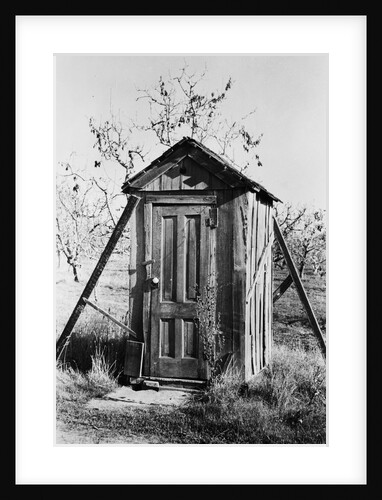 Outhouse On A Farm by Anonymous