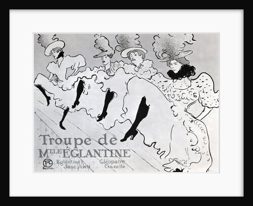 Poster With Dancing Ladies By Toulouse-L by Anonymous
