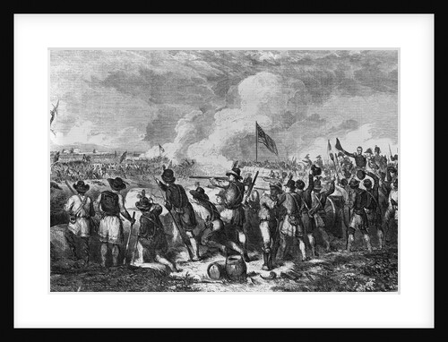 Engraving Of The Battle Of New Orleans by Anonymous
