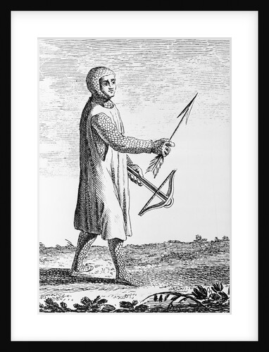 Archer With Crossbow And Arrow by Anonymous