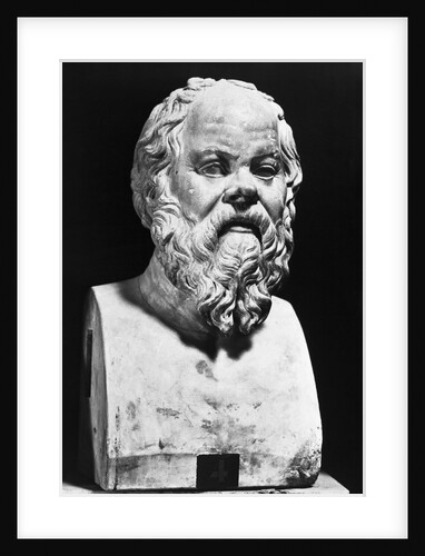 Portrait Bust Of Socrates by Anonymous