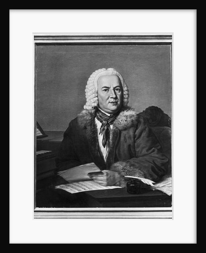 Portrait Of Johann Sebastian Bach by Anonymous