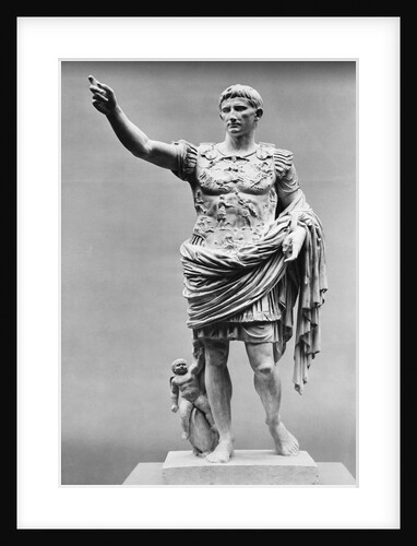 Augustus of Prima Porta Ancient Roman Statue by Anonymous