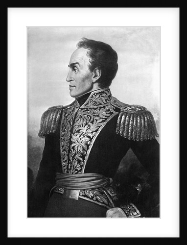 Portrait Painting of Simon Bolivar by Anonymous