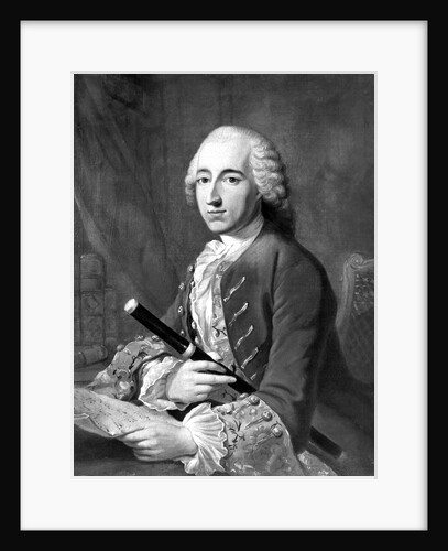 Portrait of Frederick The Great Holding a Flute by Anonymous