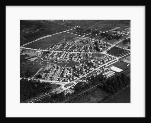 Aerial View Of Housing Development by Anonymous
