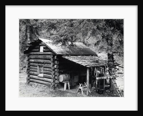 Log Cabin In Canyon Creek, Oregon by Anonymous