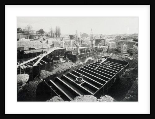 Preparing Foundation of the Eiffel Tower by Anonymous