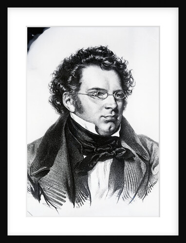 Portrait of Composer Franz Schubert by Anonymous