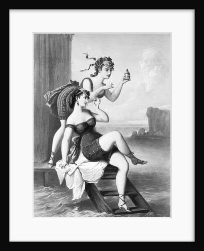 Bathing Beauties In Front Of Bath House by Anonymous