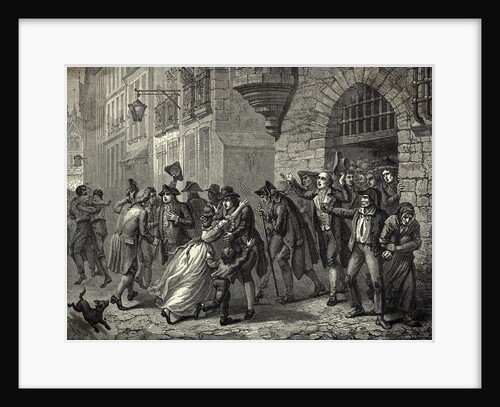 Prisoners Liberated From The Bastille by Anonymous