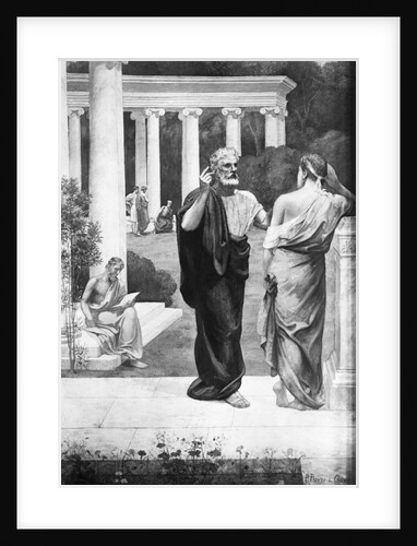 Plato Conversing with a Student at the Academy by Pierre Puvis de Chavannes