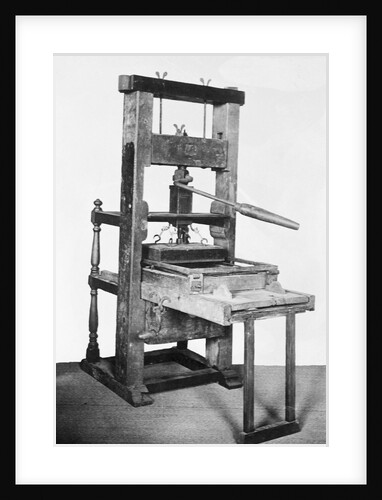First American Printing Press by Anonymous