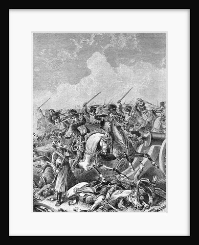 Illustration of the Charge of the Light Brigade by Anonymous