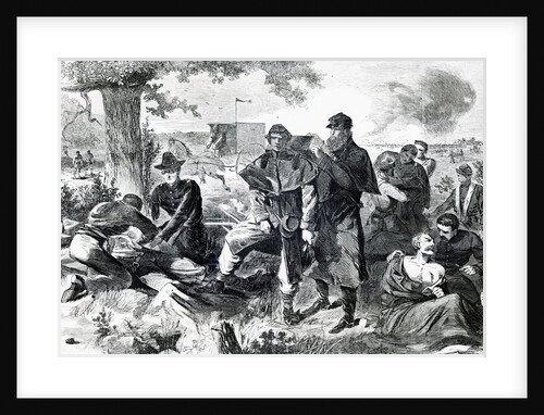 Surgeon At Work In Field During Civil Wa by Anonymous