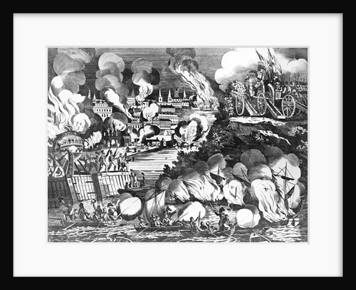 Illustration of Various Scenes of the War of 1812 by Anonymous