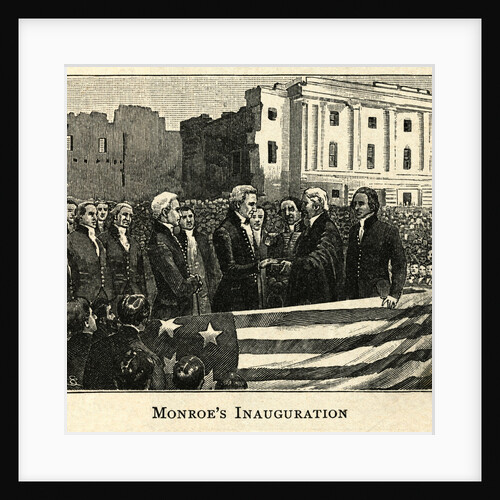James Monroe'S Presidential Inauguration by Anonymous