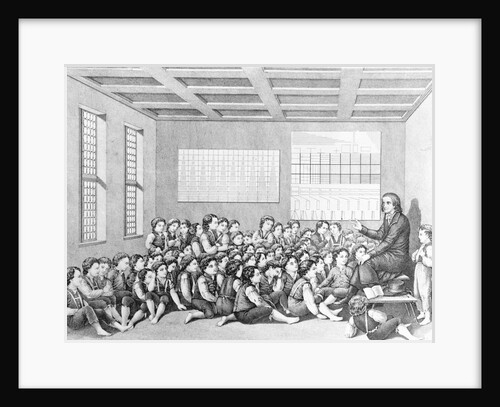 Frederick Frobel Teaching A Class by Anonymous