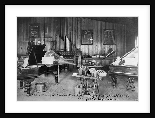 Edison's Experimental Department by Anonymous