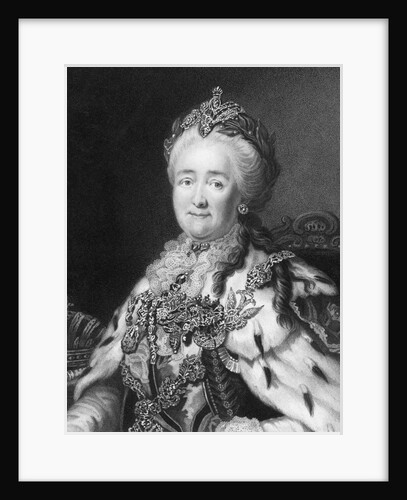 Catherine II Engraving by Richard Woodman