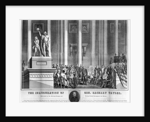 Inauguration Of General Zachery Taylor by Anonymous