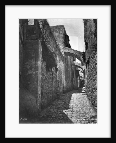 Fifth Station on Via Dolorosa by Anonymous