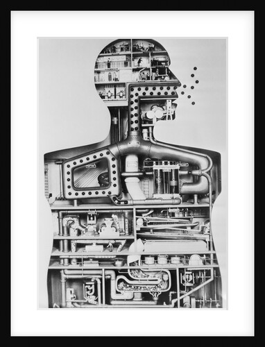 Model Of A Man As A Factory by Anonymous