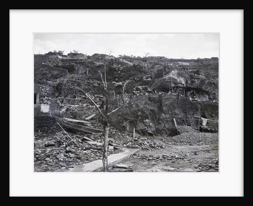 Destroyed Houses At Nagasaki by Anonymous