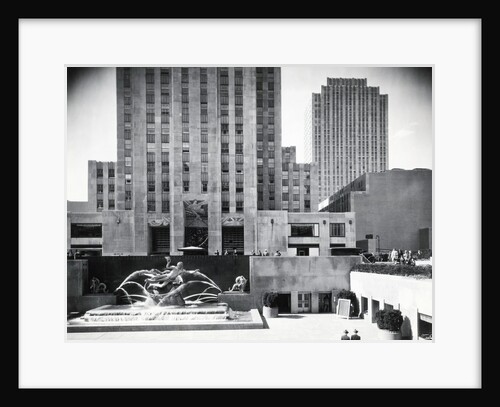 Prometheus Fountain at Rockefeller Plaza by Anonymous