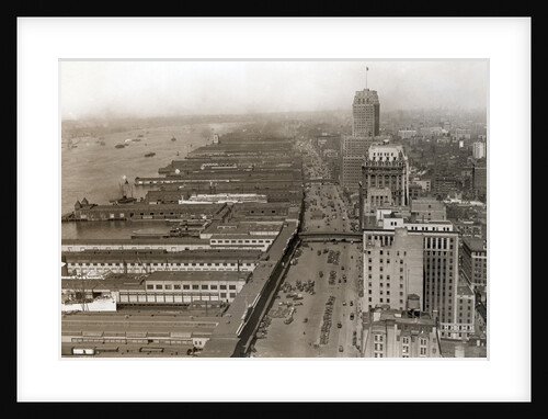Aerial Photo Of Ports Of West Street, Ny by Anonymous