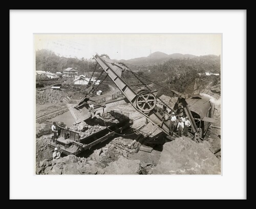 Panama Canal Under Construction by Anonymous