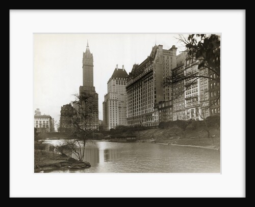Plaza Hotel as Seen from Central Park by Anonymous