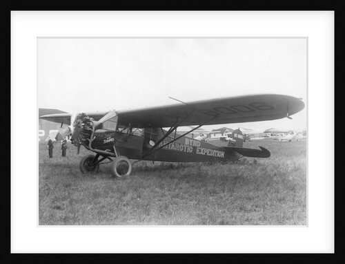 Plane Marked "Byrd Antarctic Expedition" by Anonymous