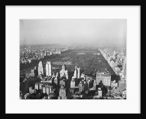 Aerial View of Central Park by Anonymous