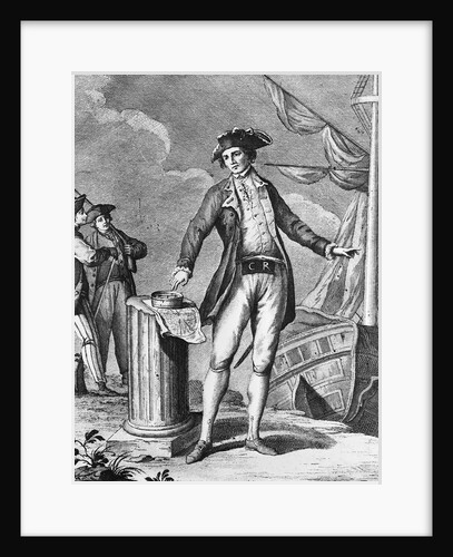 Engraving Of Captain James Cook by Anonymous