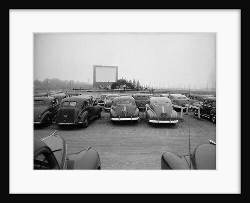 Automobiles At Outdoor Church Services by Anonymous