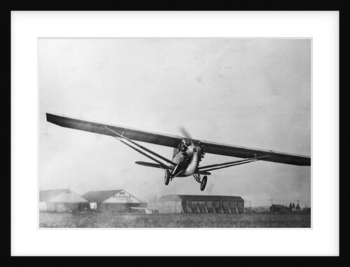 Plane Taking Off On Practice Flight by Anonymous