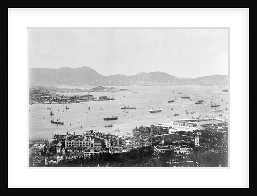 View Of Hong Kong Waters; Ships by Anonymous