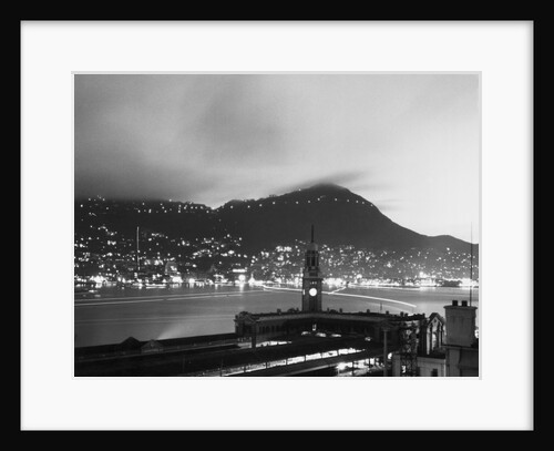 Looking Upon Hong Kong At Night by Anonymous