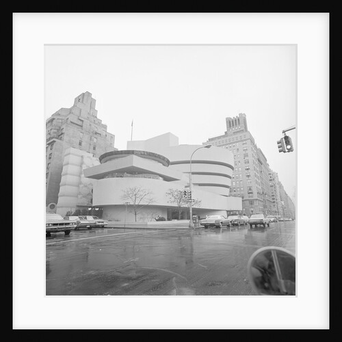 Exterior Of Guggenheim Museum 1970 by Anonymous