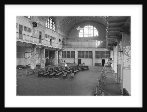 Empty "Great Hall" At Ellis Island by Anonymous