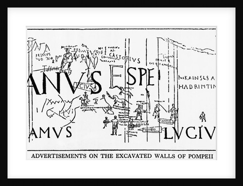 Illustration Depicting Writing On Wall by Anonymous