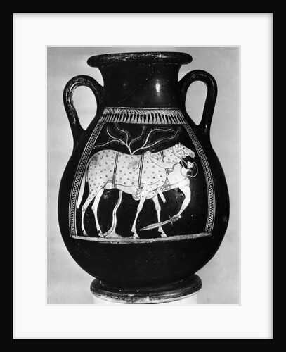 Pot Showing Odysseus Under The Ram by Anonymous