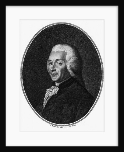 Engraved Portrait Of J.I. Guillotin by Anonymous